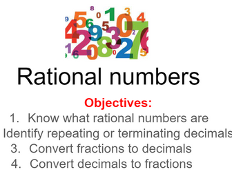 Rational numbers