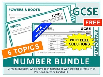 GCSE 9-1 Exam Practice Questions (BUNDLE)