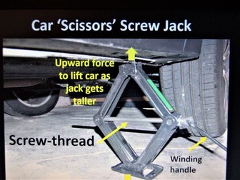 KS2 Mechanics Forces Generated by Using Screw-threads Powerpoint Slides