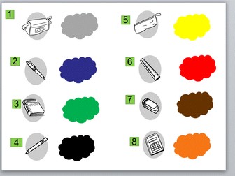 Colours in French and adjectival agreement.