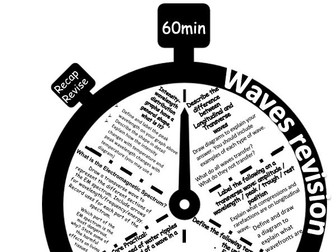 Edexcel GCSE Physics Waves revision clock