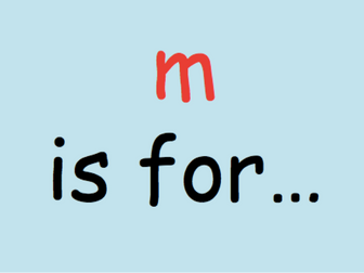 "m" Phonics Powerpoint