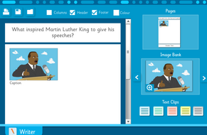 Make Your Own Information Sheet: Martin Luther King Jr. Interactive Activity - KS2