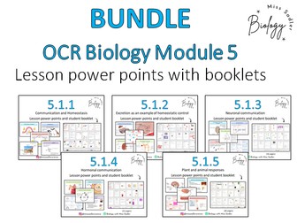 Module 5 OCR Biology bundle