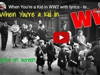 Miss Minto’s Musical Moment – Number 22 – When You’re a Kid in WW2