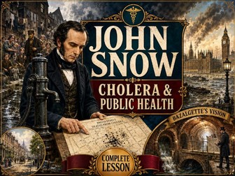 John Snow and Public Health | Cholera, Broad Street & Victorian Reform Lesson