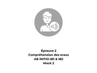 French Ab Initio Listening Mock Exam 2