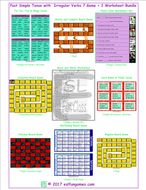 Past Simple Tense with Irregular Verbs 7 Game Plus 2 Worksheet Bundle