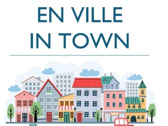 Town: Vocab and tasks for students who thrive in short, visual tasks