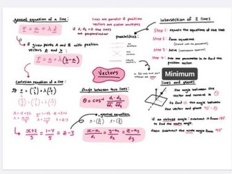 Vectors - A level OCR MEI further maths