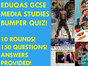 Eduqas GCSE Media Studies Bumper Quiz!