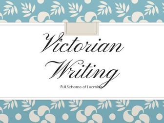 Full Victorian Writing Scheme of Work