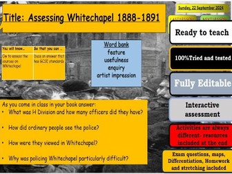 Assessing Whitechapel