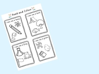 Read and Colour CCVC/CCVC Words