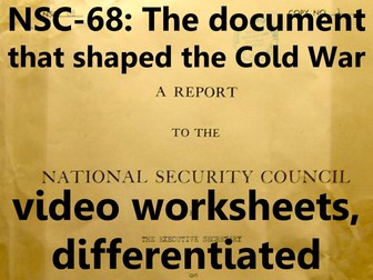 NSC 68: video questions, differentiated