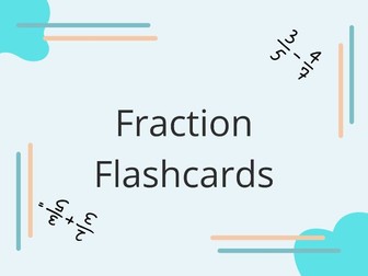 Fraction Flashcards