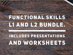 ICT Functional Skills Bundle L1 and L2