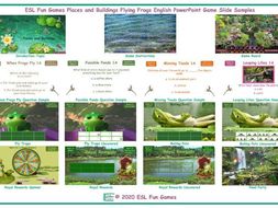 Places and Buildings Flying Frogs English PowerPoint Game