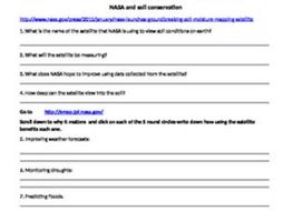 Soil conservation with NASA and remote sensing. Soil review/CO2 farming Webquest
