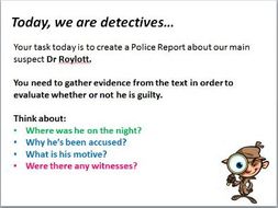 The Speckled Band - Police Report
