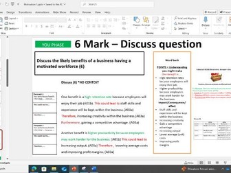 Edexcel GCSE Business - 2.5 Making human resource decisions