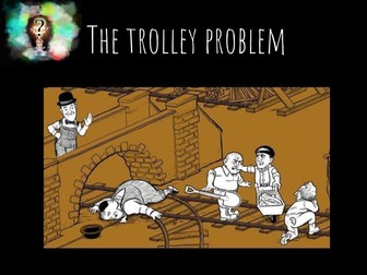 Philosophy for Children - The Trolley Problem P4C - Updated November 2020