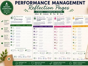 Performance Management Reflection Sheets