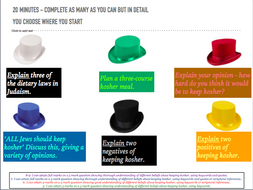 Eduqas RS GCSE New Spec. Judaism Practices Tenach, Talmud and Kashrut