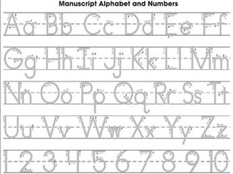 English - Year 1 - Lesson 3 (Hand Writing)