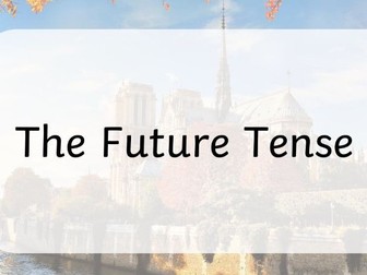 Le Futur - The Future Tense