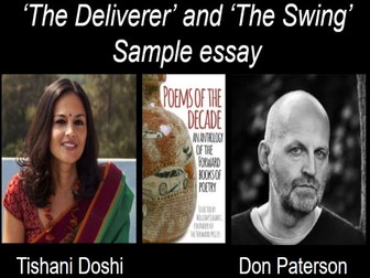 Sample essay: The Deliver & The Swing (Poems of the Decade)