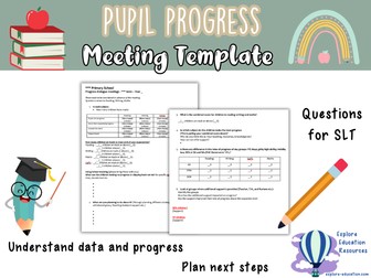 Pupil Progress Meeting Template