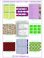 Conditional Sentences Types 0 & 1-7 Game Plus 2 Worksheet Bundle