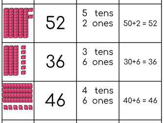 Place Value Matching Acitivty