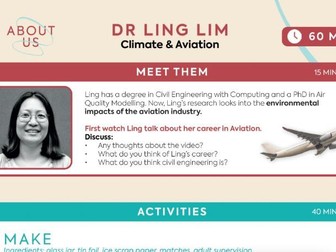 UNBOXED Learning - About Us: Evolutionary Biology – Climate & Aviation – Dr Ling Lim Ages 4-11