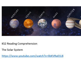 KS2 Comprehension - The Solar System