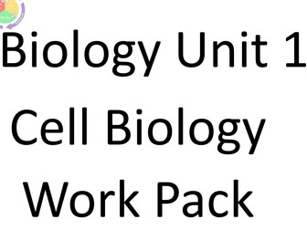 work pack and answers AQA GCSE B1 Cell Bio