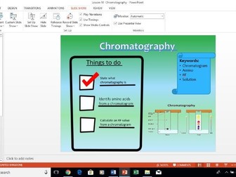 AQA A level Biology Chromatography Lesson