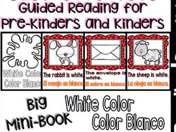 Guided Reading - White Color / Color Blanco - Dual