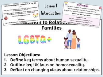 Introduction to Relationships and Families (AQA)