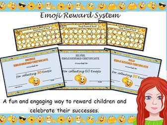 Emoji Reward Certificates & Cards