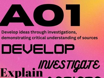 Assessment Objective Posters