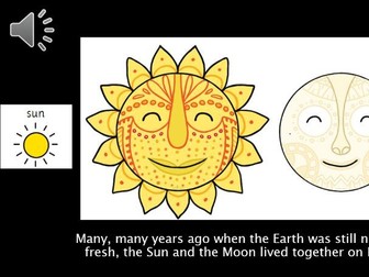 African folk tale - Why the sun and moon live in the sky