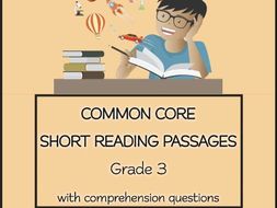 COMMON CORE Short Reading Passages Grade 3 | Teaching ...