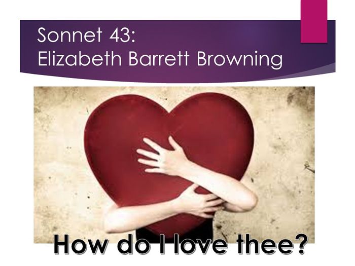 elizabeth barrett browning sonnets from the portuguese 43