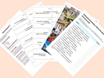 Colourful Semantics Fill in the Blanks Set 02 - Voca Quest Printable