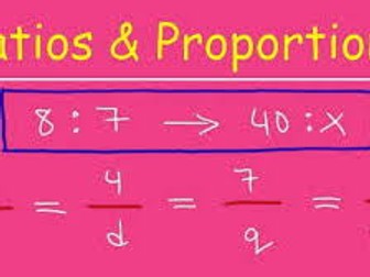 Ratio and Proportion Year 6