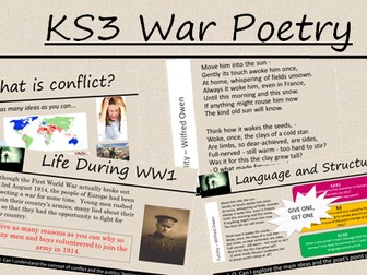 KS3 War Poetry Context
