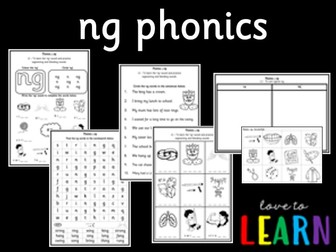 ng Phonics Worksheets