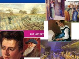 Camille Pissarro ~ Impression + Pointillism ~ Art History ~ Art ~ 153 Slides ~ Public Domain